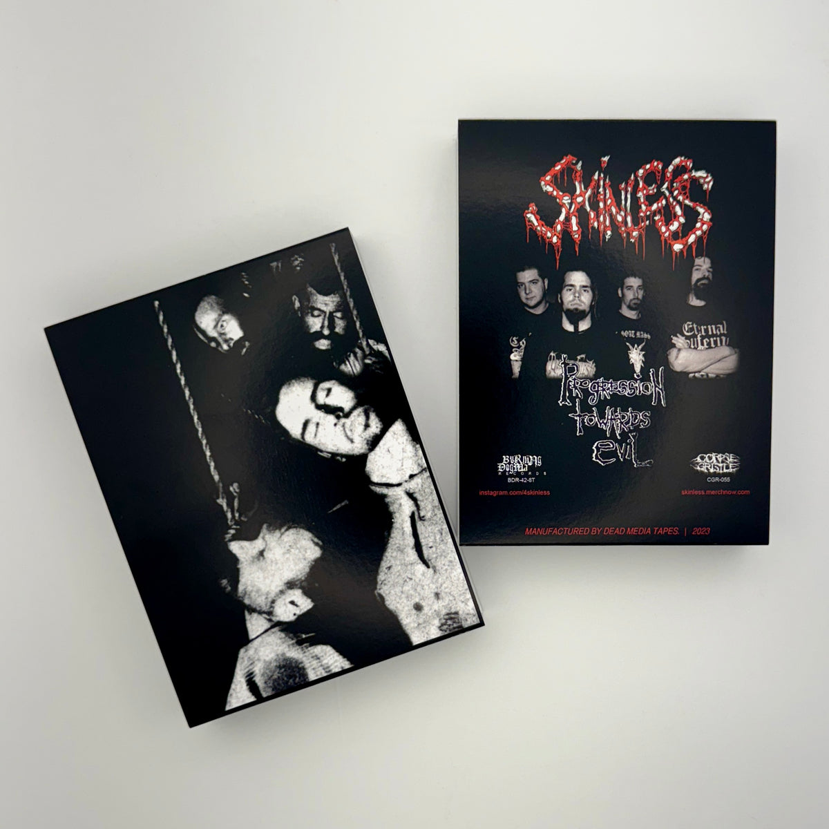 SKINLESS - Progression Towards Evil - 8 track cassette – Corpse