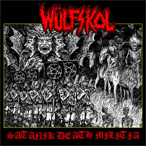 WULFSKOL - Satanik Death Militia - CD