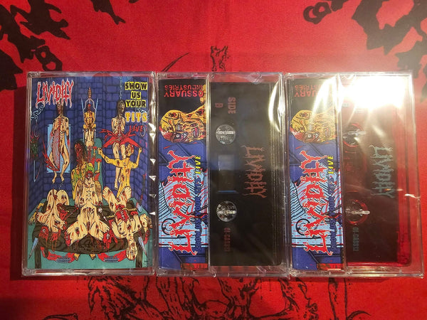 LIVIDITY - Show Us Your Tits Live / Rejoice in Morbidity - cassette