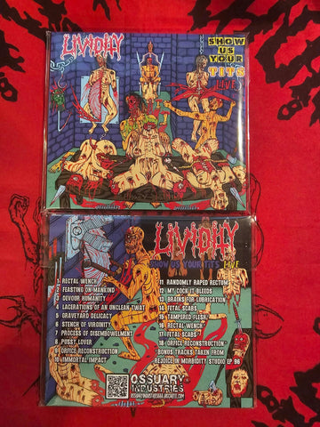 LIVIDITY - Show Us Your Tits Live / Rejoice in Morbidity - CD
