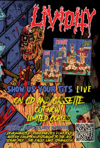 LIVIDITY - Show Us Your Tits Live / Rejoice in Morbidity - cassette