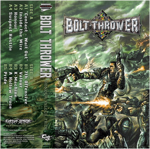 BOLT THROWER - Honour Valour Pride - cassette