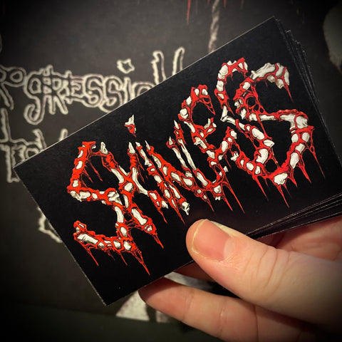 SKINLESS - Logo - sticker