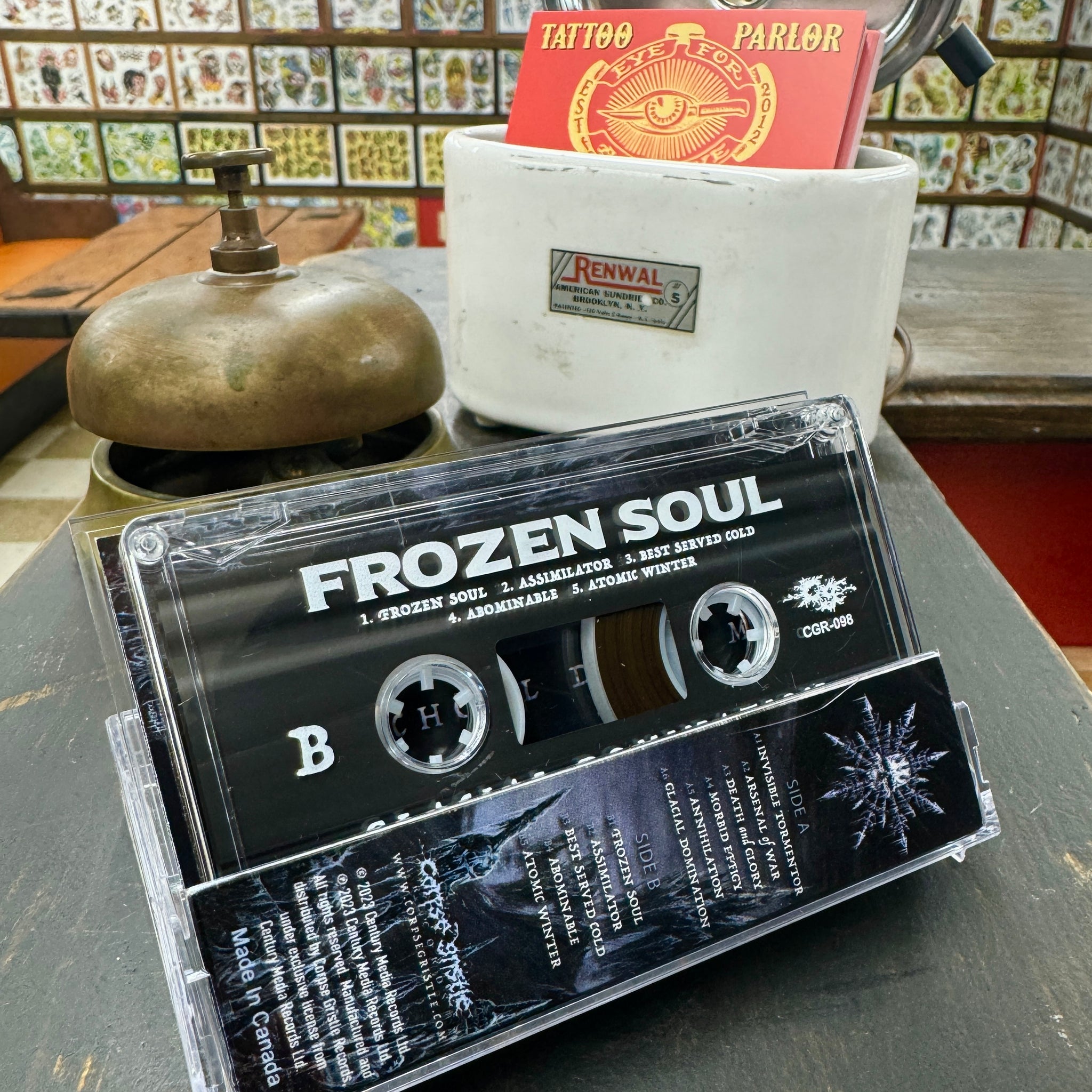 FROZEN SOUL - Glacial Domination - cassette – Corpse Gristle Records