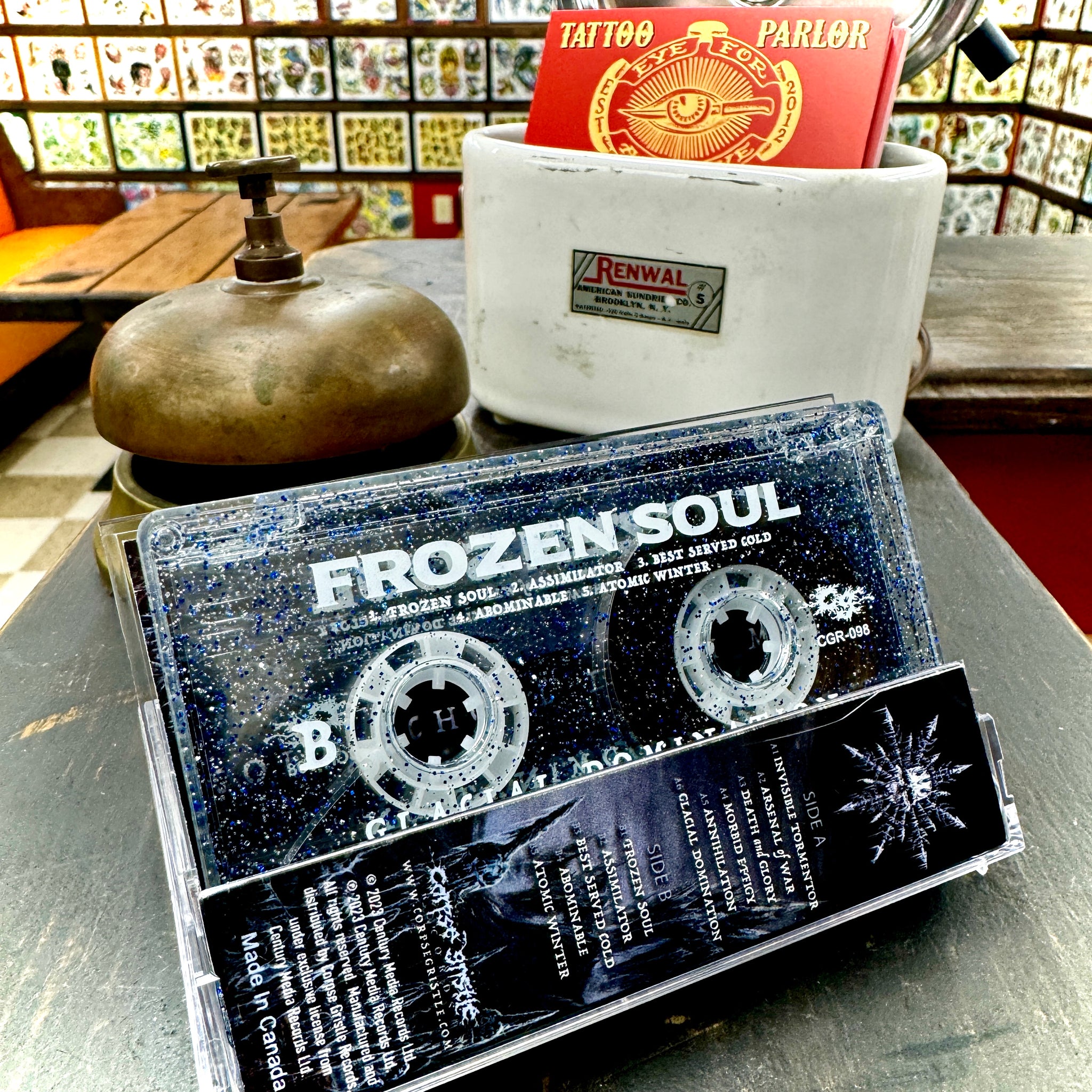 FROZEN SOUL - Glacial Domination - cassette – Corpse Gristle Records