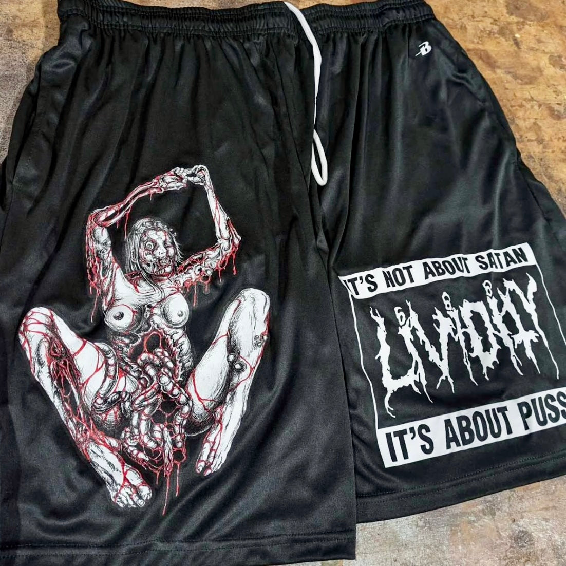 LIVIDITY - It's Not About Satan - black shorts