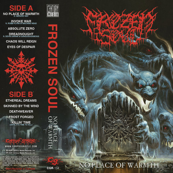 FROZEN SOUL - No Place of Warmth - cassette