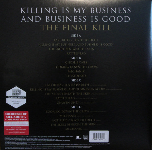 MEGADETH - Killing Is My Business And Business Is Good (The Final Kill