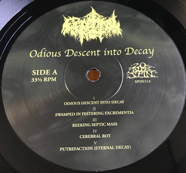 CEREBRAL ROT - Odious Descent into Decay - LP