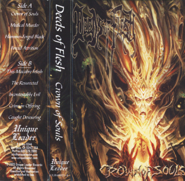 DEEDS OF FLESH - Crown of Souls - cassette