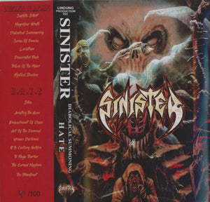 SINISTER - Diabolical Summoning/Hate - cassette