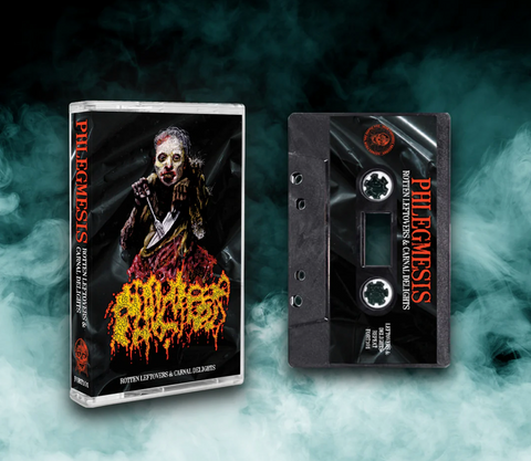 PHLEGMESIS - Rotten Leftovers & Carnal Delights - cassette