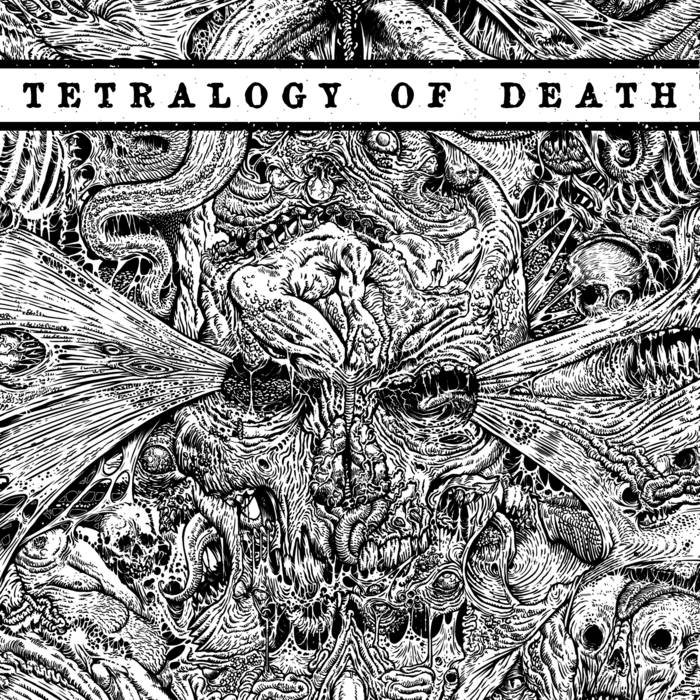 UNDERGANG / PHRENELITH / TAPHOS / DEQUISITOR - Tetralogy of Death - LP