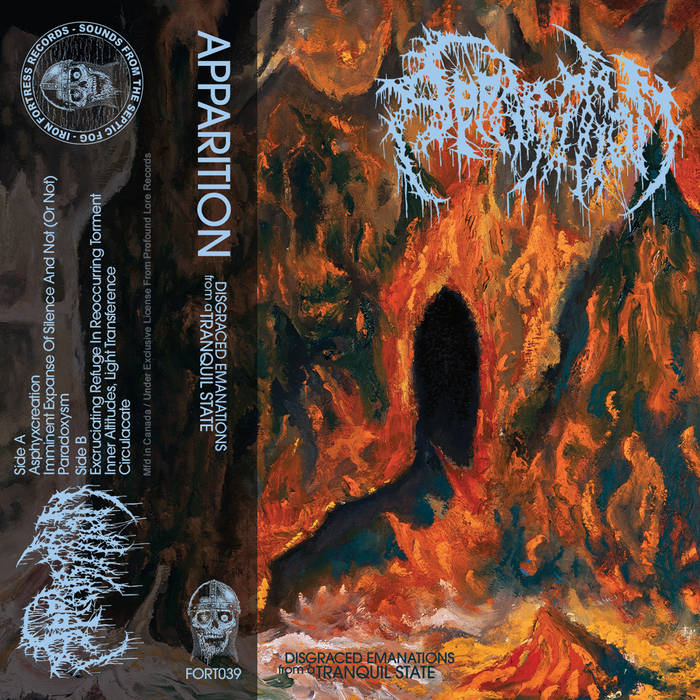 APPARITION. - Disgraced Emanations From a Tranquil State - cassette