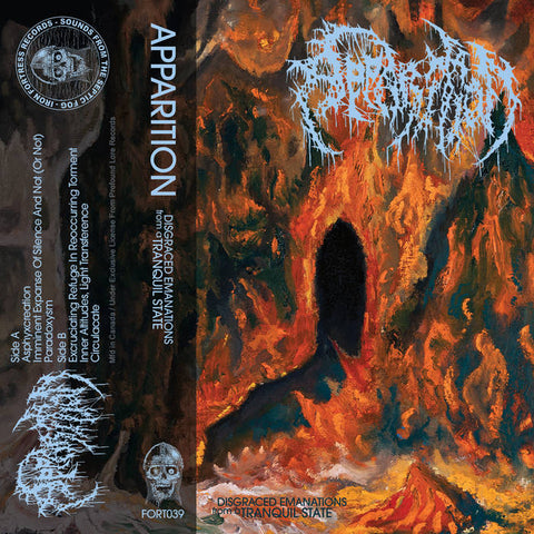 APPARITION. - Disgraced Emanations From a Tranquil State - cassette