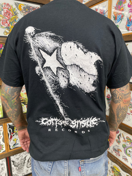 IMAGES OF VIOLENCE -  Zig Skull - black short sleeve shirt