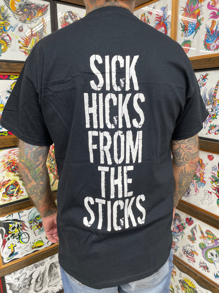 VIRAL LOAD - Sick Hicks From The Sticks - black short sleeve shirt