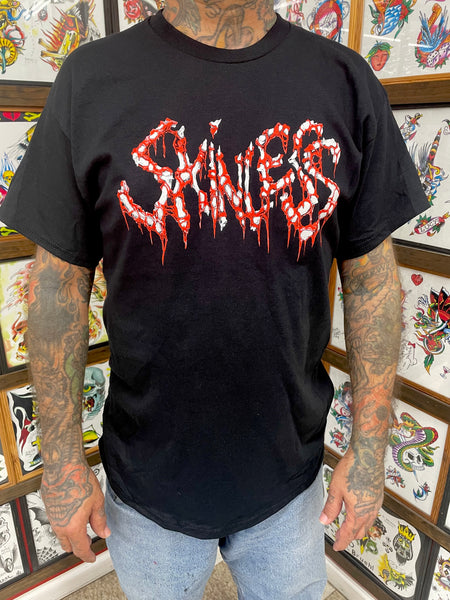 SKINLESS -Progression Towards Evil 25th - black short sleeve shirt