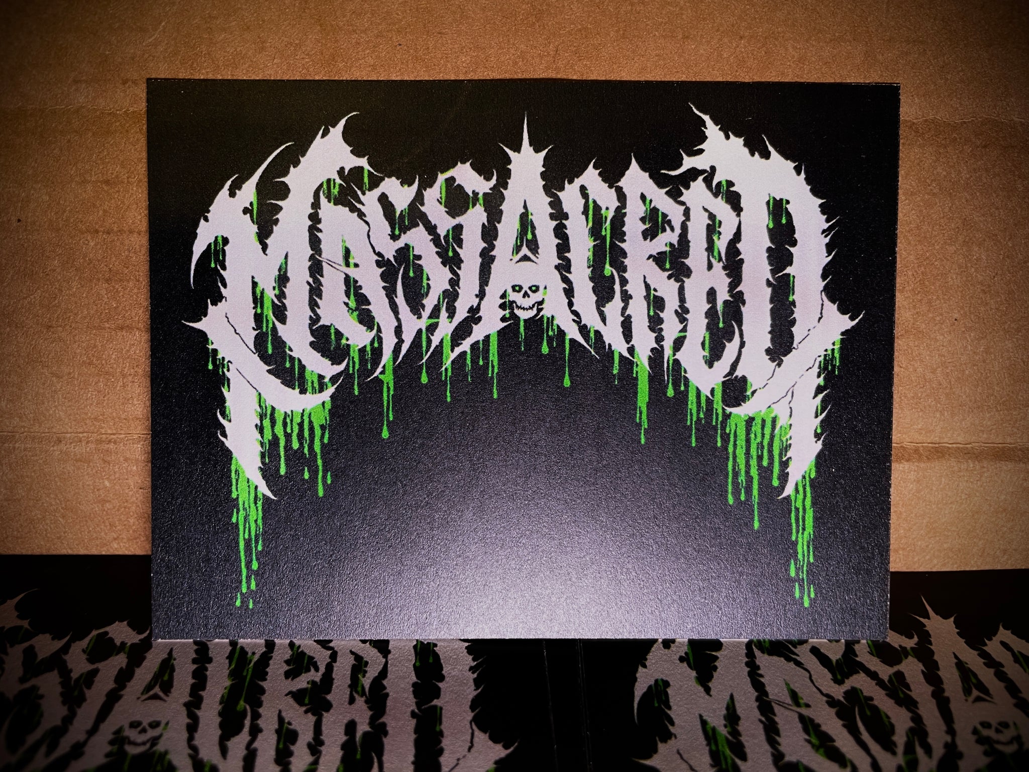 MASSACRED - Logo -sticker