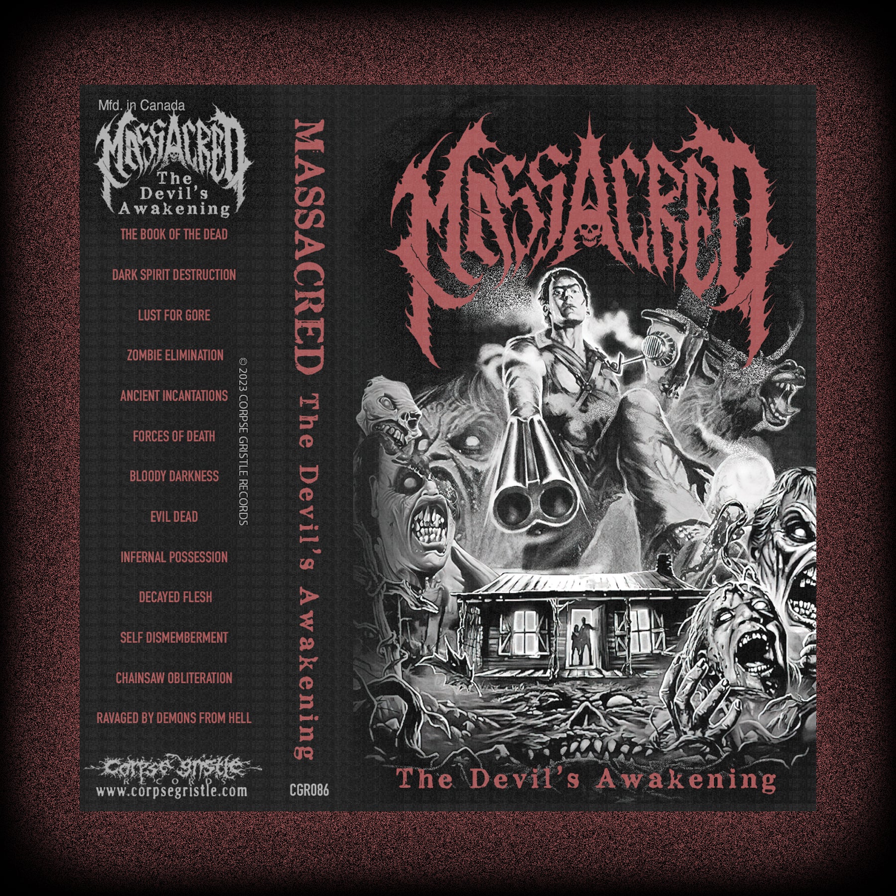 MASSACRED - The Devil's Awakening - cassette