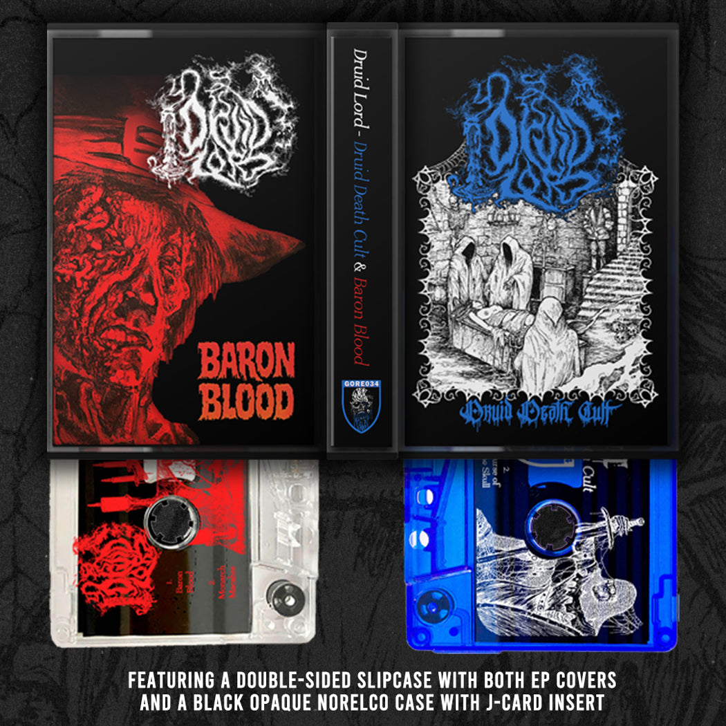 DRUID LORD - Druid Death Cult + Baron Blood - cassette